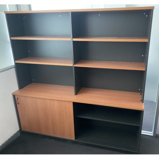 Credenza with Hutch - 1800W x 1800H x 450D - SOLD