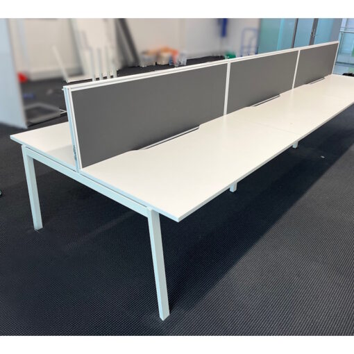6 Person Desk - 4500 x 1500 - SOLD - Image 4