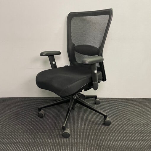 Mesh Back Black Office Chair - SOLD - Image 2