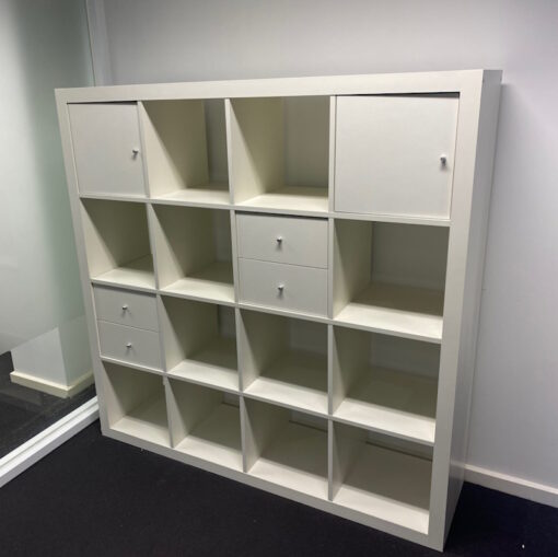 4 x 4 Cube Shelving Storage with 4 Inserts - SOLD - Image 2