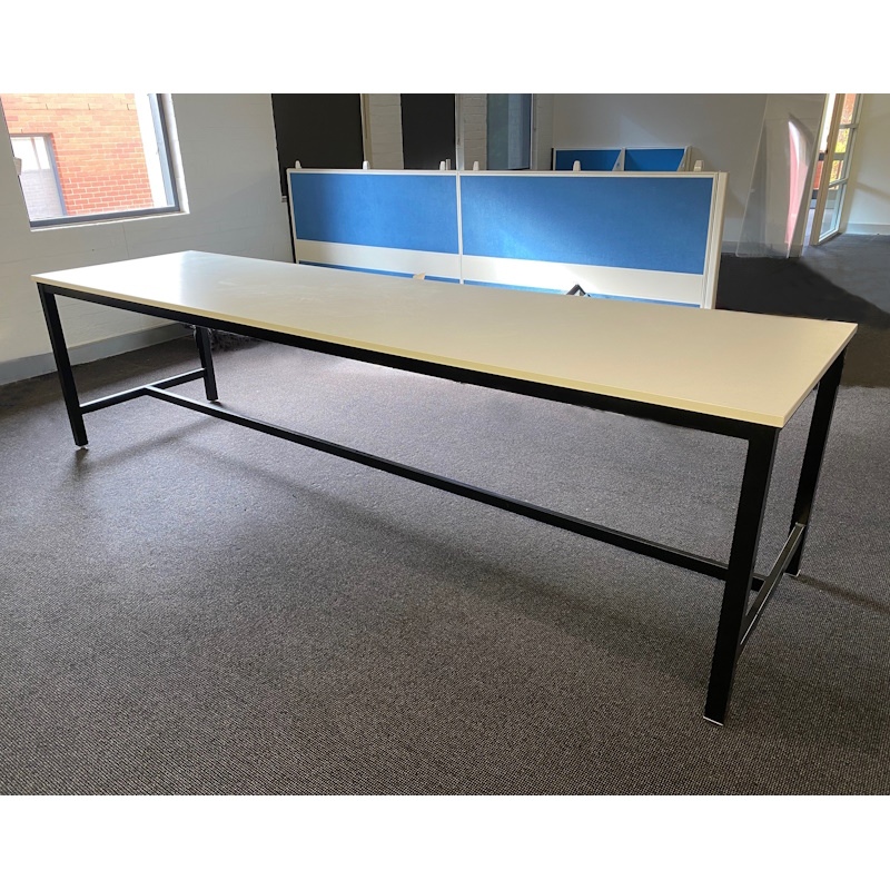 Extra Tall Long Table / Lunch Room Table 3285 x 800 x 1050H 1