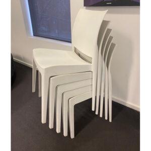 Stackable Plastic Chairs - 14 available