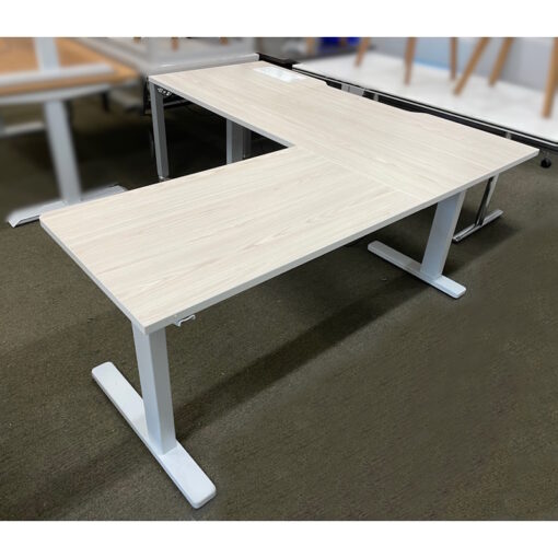 Electric Height Adjustable Desk & Return 3 sizes - SOLD - Image 2