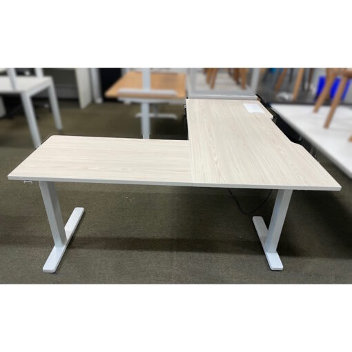 Electric Height Adjustable Desk & Return 3 sizes - SOLD - Image 3