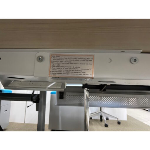 Electric Height Adjustable Desk & Return 3 sizes - SOLD - Image 7