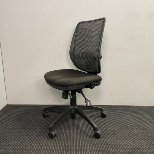 Mesh Back Black Office Chair - SOLD - Image 2