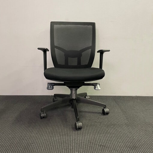 Mesh Back Black Office Chair - SOLD