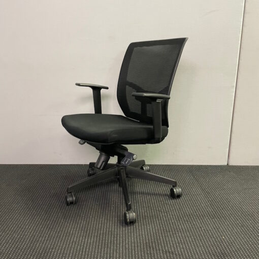 Mesh Back Black Office Chair - SOLD - Image 2