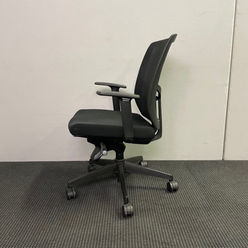 Mesh Back Black Office Chair - SOLD - Image 3