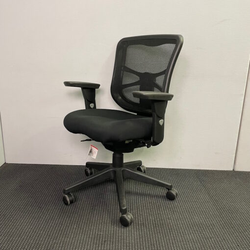 Mesh Back Black Office Chairs by Style - SOLD - Image 2