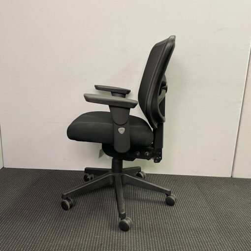 Mesh Back Black Office Chairs by Style - SOLD - Image 3