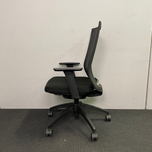 Mesh Back Black Office Chair - SOLD - Image 3