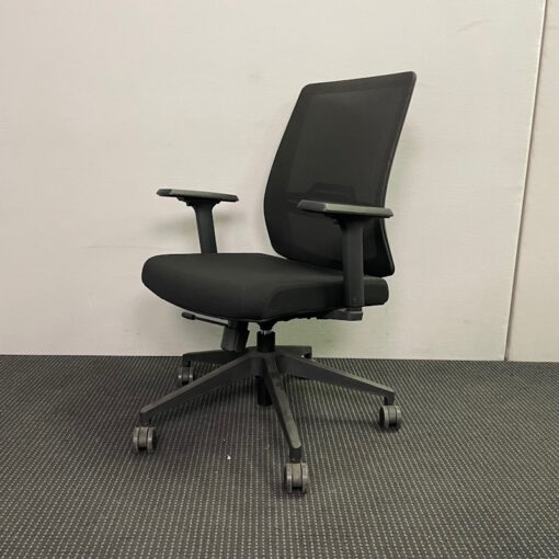 Mesh Back Black Office Chair -  SOLD - Image 2