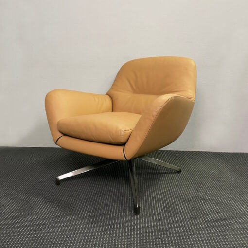 Minotti Jensen Swivel Armchairs - SOLD