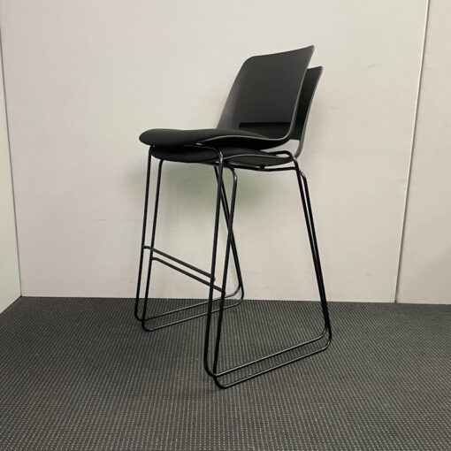 Black Bar Stool - 2 available - Image 3