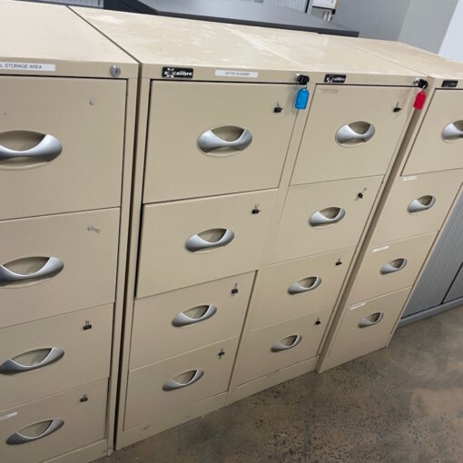 4 Drawer Filing Cabinet Excalibre - SOLD