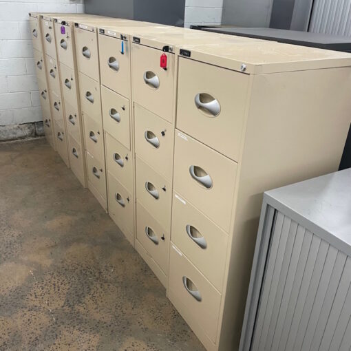 4 Drawer Filing Cabinet Excalibre - SOLD - Image 2