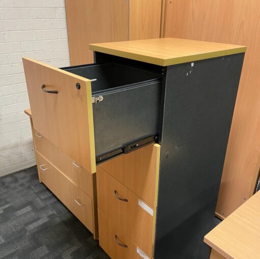 4 Drawer Filing Cabinet - SOLD - Image 4