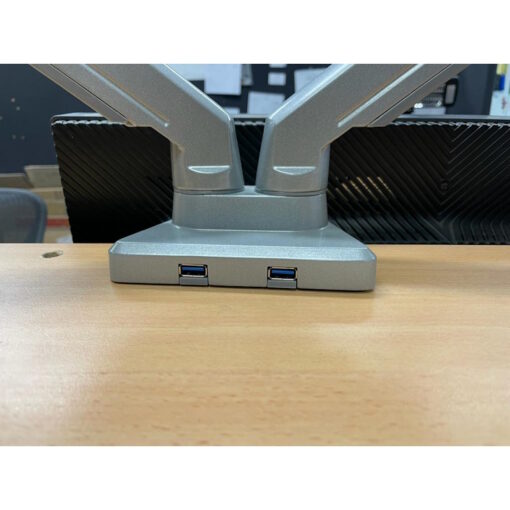 Dual Monitor Stand Desk Mount with 2 BenQ GL2750-B 27" Monitors - SOLD - Image 5
