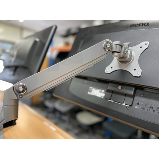 Dual Monitor Stand Desk Mount with 2 BenQ GL2750-B 27" Monitors - SOLD - Image 4