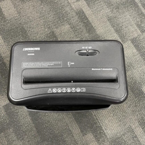 J.Burrows Cross Cut Paper Shredder S360A - SOLD - Image 4
