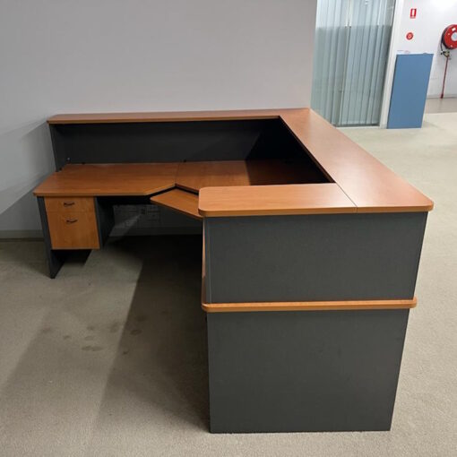 Reception Desk 2350 x 2150 - SOLD - Image 2