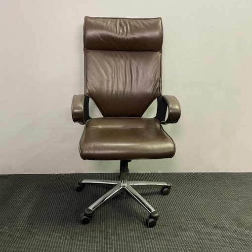 Modus Executive Leather Chair by Wilkhahn - SOLD
