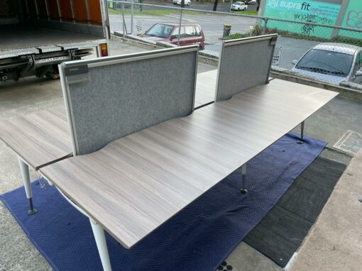 4 Person Desk with Partitions 3200 x 1630 - 2 available - Image 3