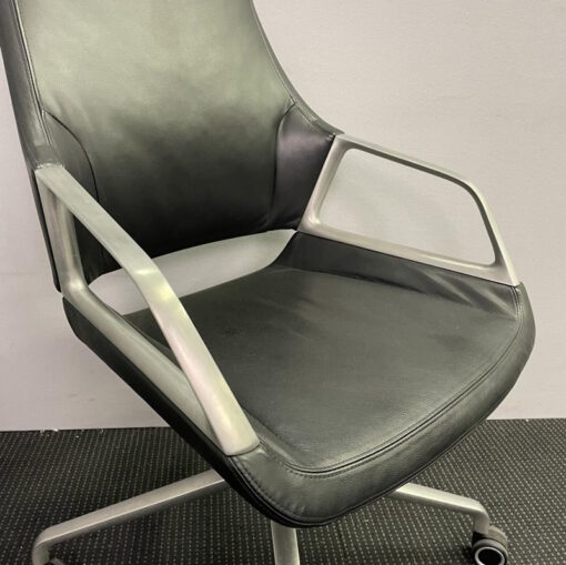 Graph 3025 High Back Polished Meeting Chair by Wilkhahn - SOLD - Image 5
