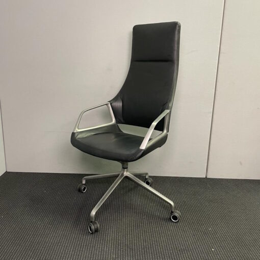 Graph 3025 High Back Polished Meeting Chair by Wilkhahn - SOLD - Image 2