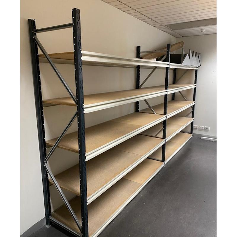 Warehouse Racking Unit / Storage System 2 Bays - 4800 x 600 x 2200H - SOLD
