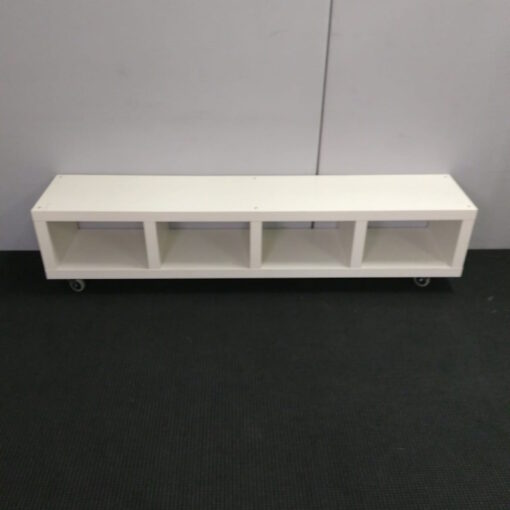 1 x 4 Shelving Storage with Castors  - SOLD - Image 2