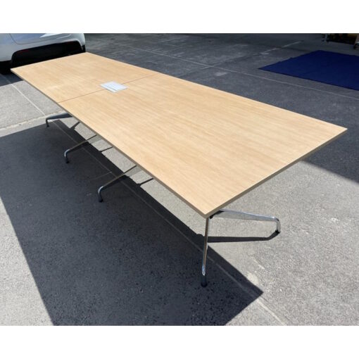 Boardroom Table with Replica Eames Base - 3600 x 1000 - SOLD - Image 3