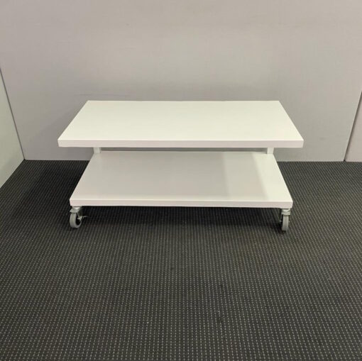Mobile Steel TV Cabinet / Bench 405mm H - SOLD - Image 4