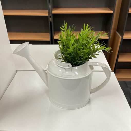 Ikea Watering Can with Artificial Plant - SOLD - Image 2