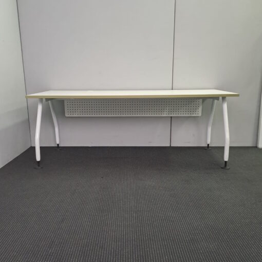 Straight Desk with Modesty Panel - 2000 x 800 - SOLD - Image 2