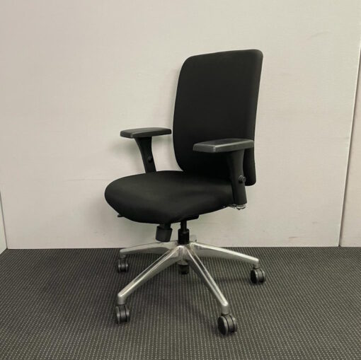 Black Office Chair - SOLD - Image 2