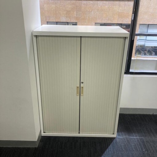 Tambour Door Cabinet - 900W x 1240H x 500D - 1 available