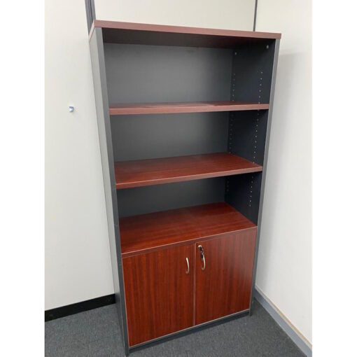 Bookcase with Cupboard - SOLD