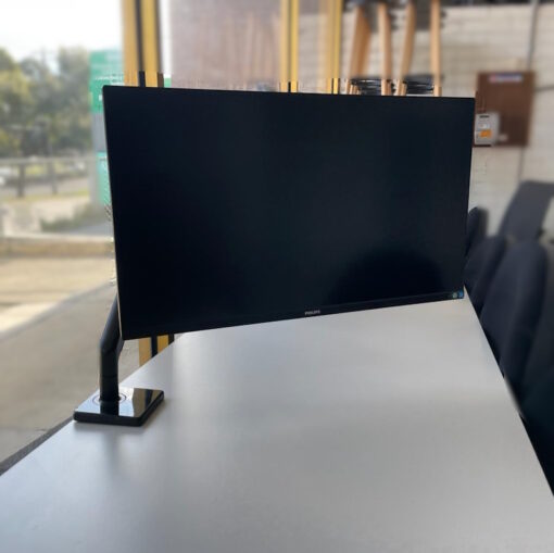 Monitor Stand Desk Mount with Philips 4K Ultra HD LCD 28" Monitor - SOLD