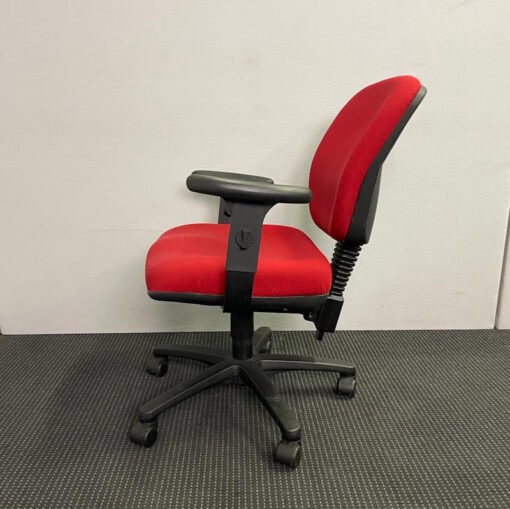 Office Chair in Red - SOLD - Image 3