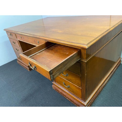 Partners Desk Double Sided with Drawers & Cupboards - SOLD - Image 7