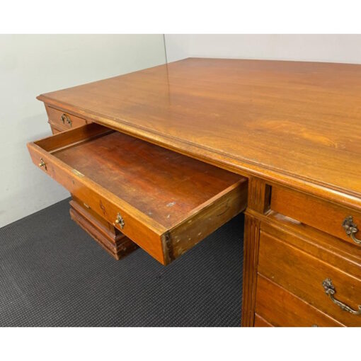 Partners Desk Double Sided with Drawers & Cupboards - SOLD - Image 5