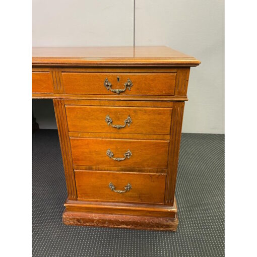 Partners Desk Double Sided with Drawers & Cupboards - SOLD - Image 6
