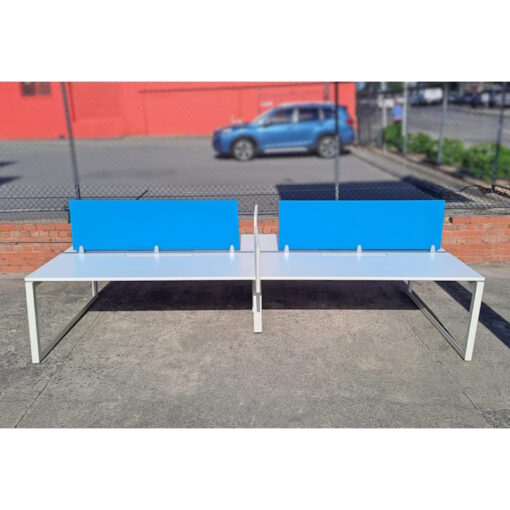 4 Person Desk with Partitions 3600 x 1600 - 1 available - Image 3