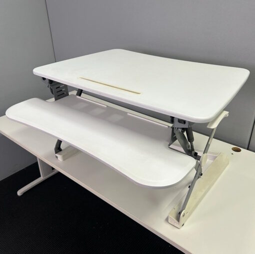 Sit Stand Desk White - SOLD