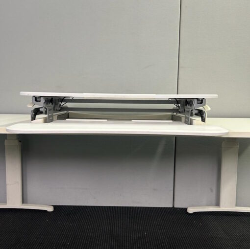 Sit Stand Desk White - SOLD - Image 3