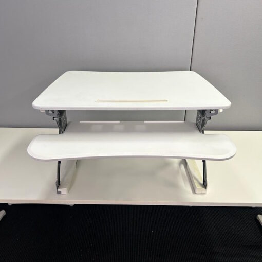Sit Stand Desk White - SOLD - Image 2