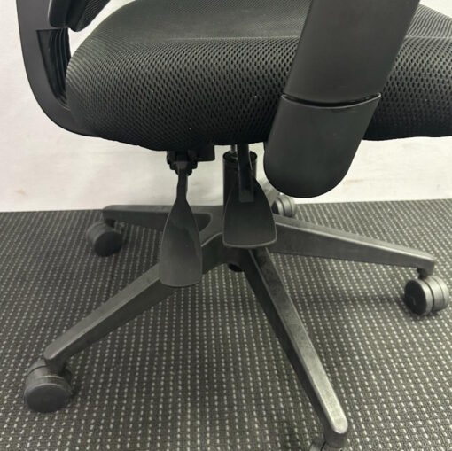 Black Office Chair by Stockexpress - SOLD - Image 4