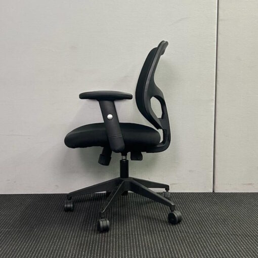 Black Office Chair by Stockexpress - SOLD - Image 5